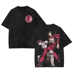 "JOJO'S BIZARRE ADVENTURE" Bruno Bucciarati Anime T-Shirt, Cotton Shirt, Regular Comfort Fit Fabric Menswear  Tshirt men's t shirts Oversized Gamis graphic tee
