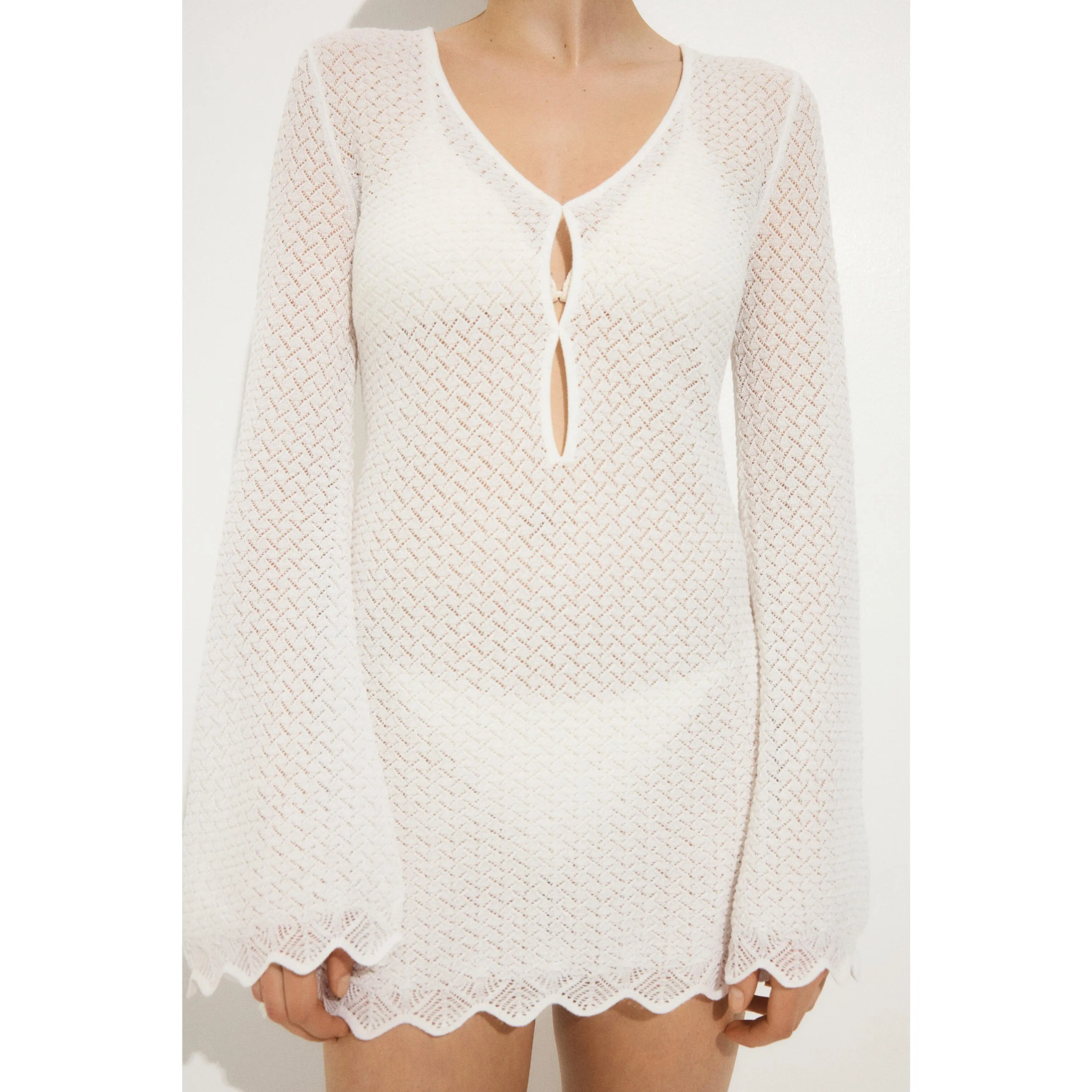 H&M Pointelle-knit beach dress
