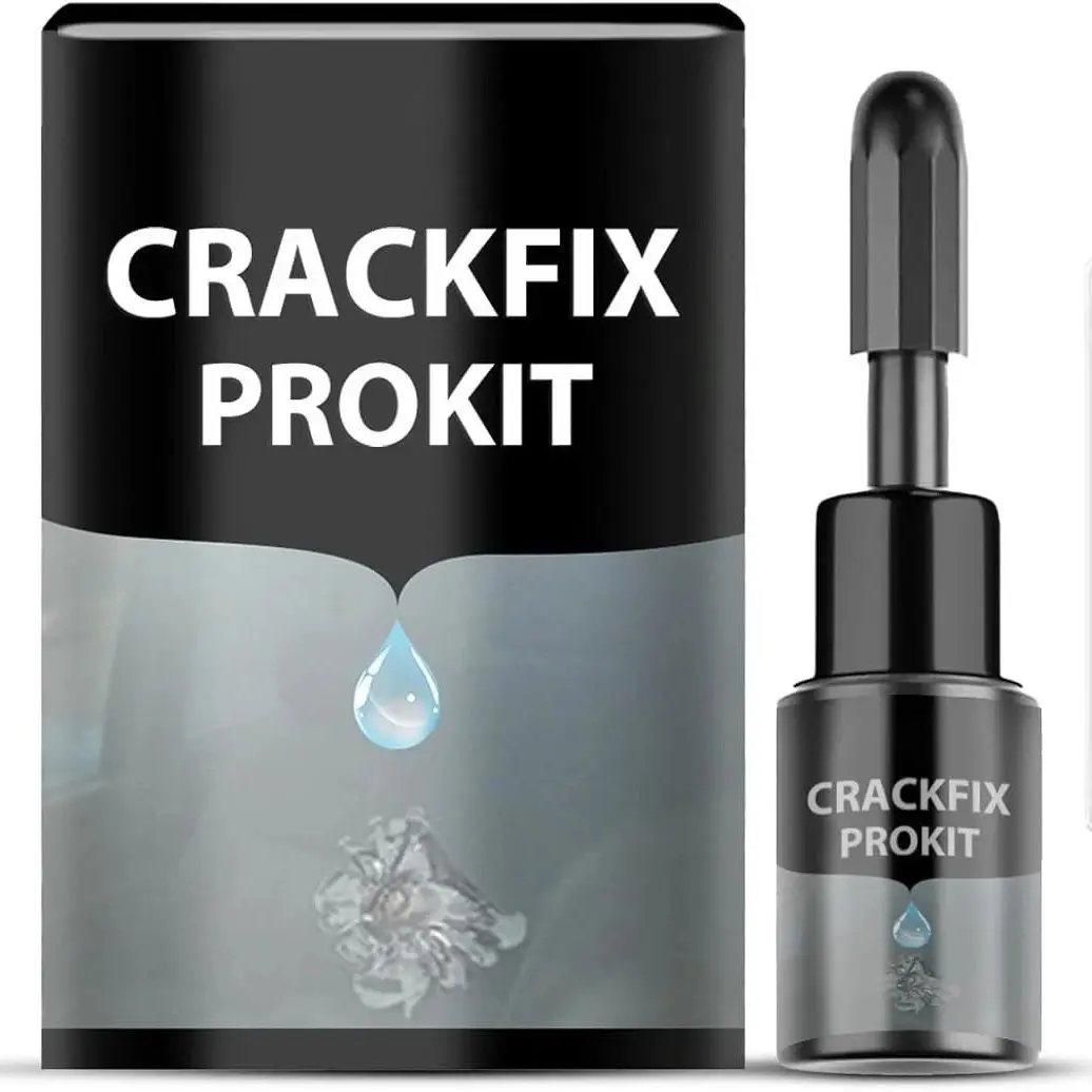 1 Box Ray Windshield CrackFix Pro Kit - Professionally Repair All Kinds of Cracks - Your All-in-One Auto Glass Repair Solution