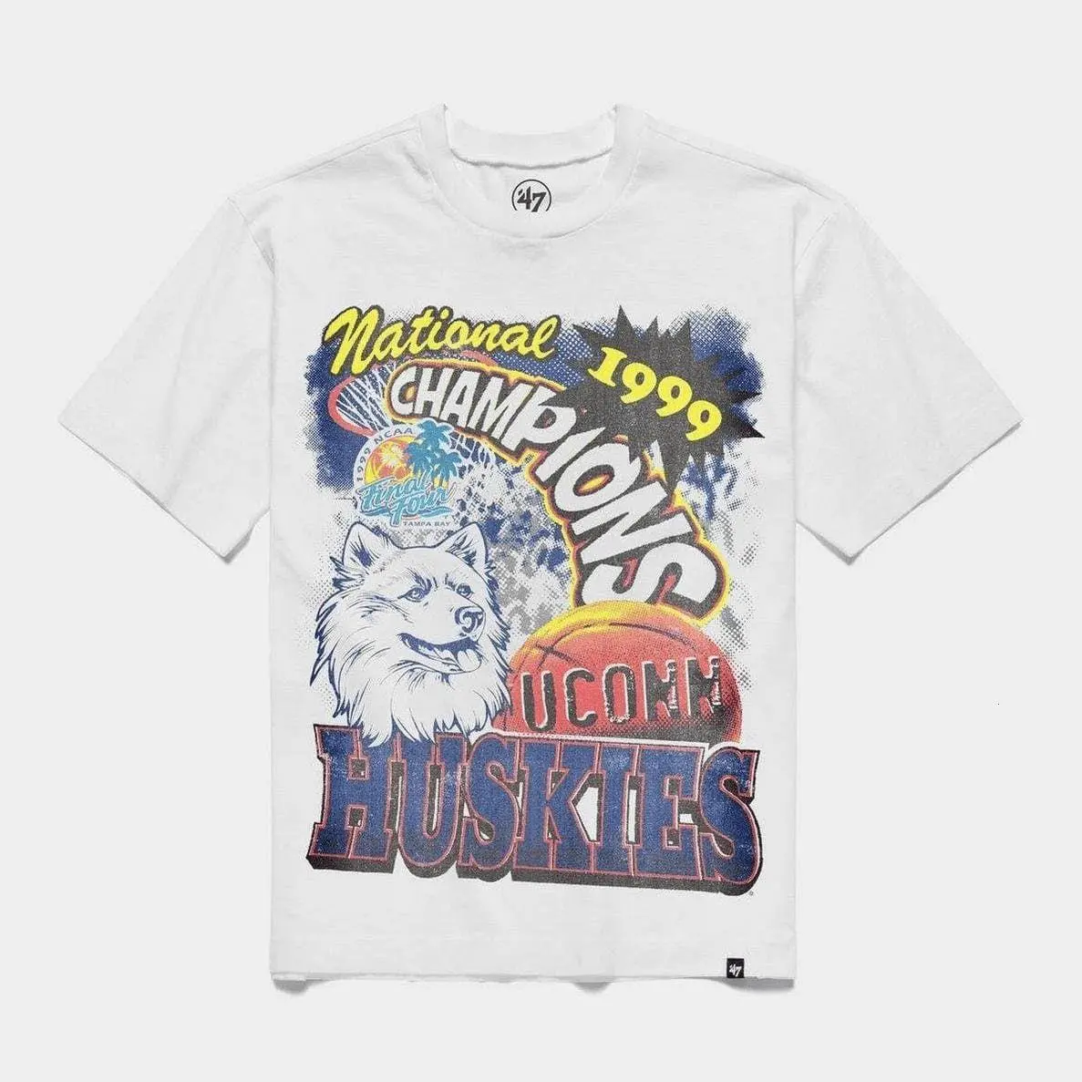 CONNECTICUT HUSKIES UCONN BONANZA FOUNDATION VINTAGE GRAPHIC TEES TP Unisex Fashion Cotton Tee Soft Cotton Unisex Fit