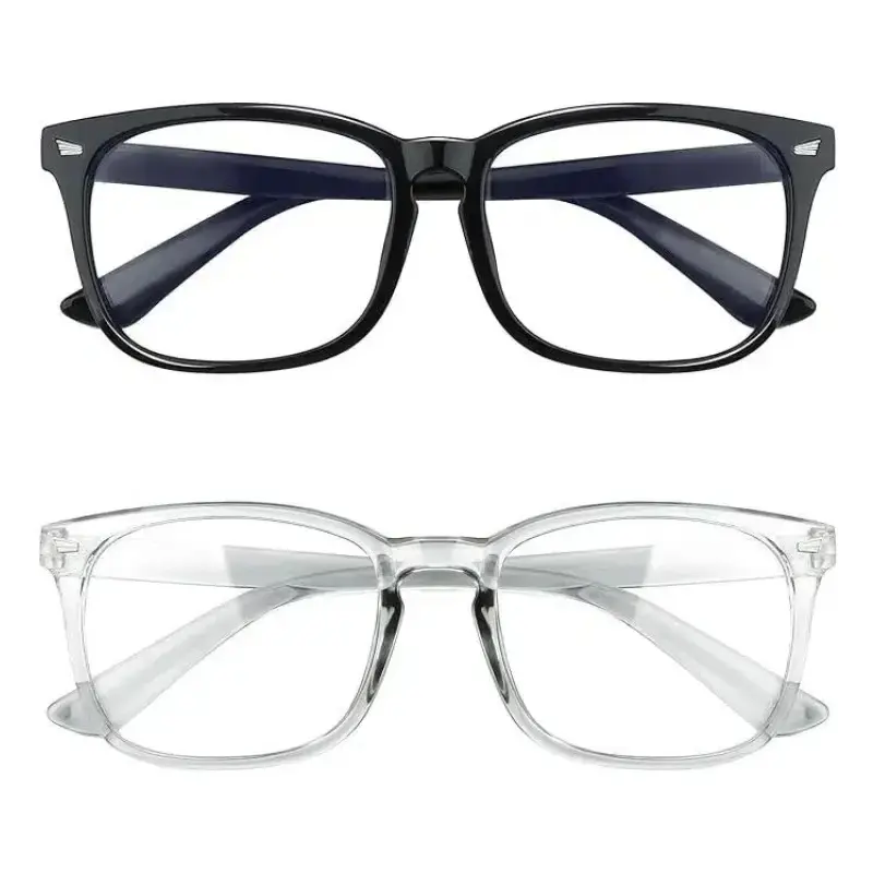 Bright black frame + translucent gray frame