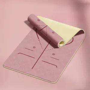 TPE Yoga Mat New Foldable Widened Thickened Non-Slip Shock Absorption Silent Fitness Dance Mat Special Floor Mat Tapestry