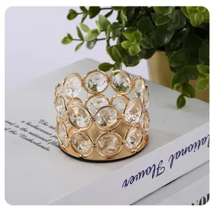 Elegant Crystal Candlestick Holders, Luxury European Design for Romantic Home Decor, Perfect for Creating Aesthetic Ambiance