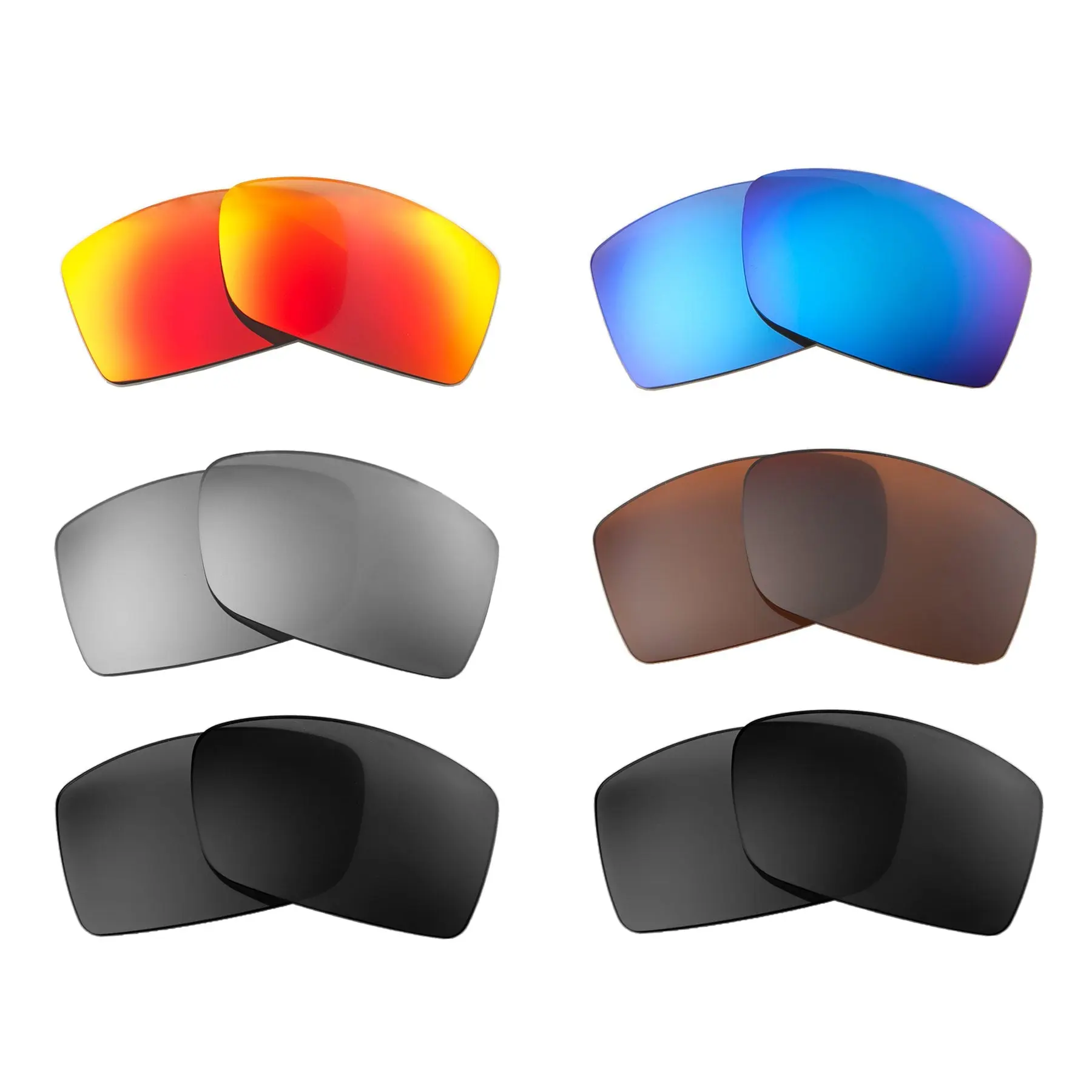 Walleva Replacement Lenses for Costa Del Mar Blackfin