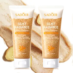 4PCS Turmeric Niacinamide Oil-Control Facial Scrub, 2-in-1 Formula, Natural Turmeric Extract, Dark Spot Removal Body & Face Cleanser, Rough Skin Turmeric Antioxidant, Deep Pore Cleansing, Daily Skincare Without Irritation