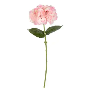 Vickerman FD180179 18" Artificial Pink Hydrangea Spray. There Are 4 Pieces Per Pack.