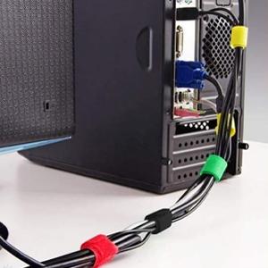 60 PCS Garland Ties Plant Cable Straps for Support Plant Growth, Adjustable Indoor/Outdoor Decorative Nylon Reusable Hook and Loop Design(Green,6 inch)