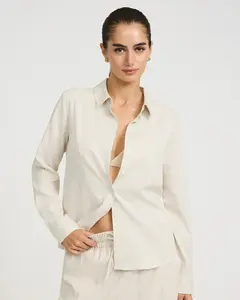 Express Striped Slub Portofino Shirt, Long Sleeve, Fabric