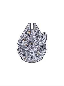 Star Destroyer Design Brooch, Cute Cartoon Brooch, Fashion Accessories for Men & Women, Trendy All-match & Exquisite Brooch for Birthday Gift, Jewelry