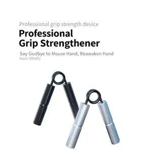 Portable Finger Muscle Training Aluminum Hand Gripper，Adjustable Fitness Hand Gripper (100LBS-350LBS)，Heavy-Duty Fitness Hand Grip，Wrist Rehabilitation Developer，Hand Grip Muscle Strength Trainer，Wrist Expander