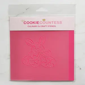 BUNNY BEHIND EGGS PYO STENCIL