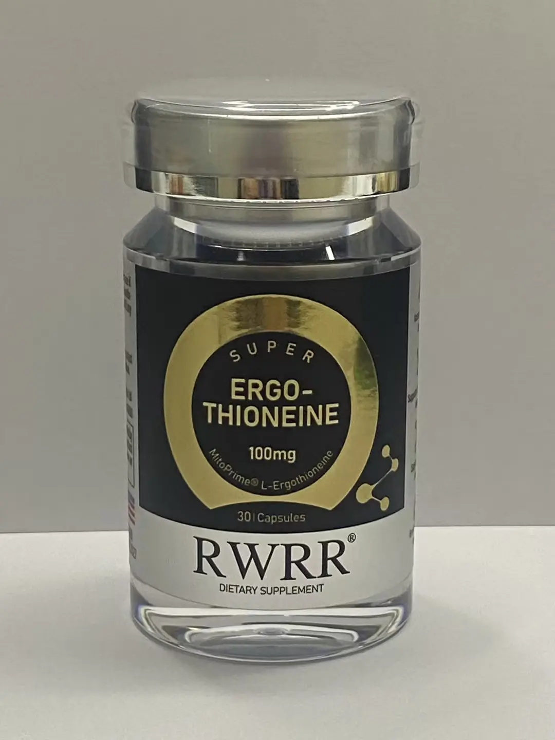 RWRR Super L-Ergothioneine Capsules - 100mg per Capsule, 30 Count, Prop 65 Safe Antioxidant Supplement for Cellular Energy, Healthy Aging & Body Health Daily Nutritional Support