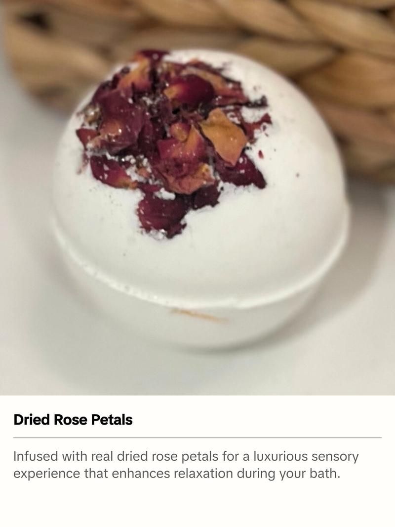 Rose Bath Bomb, Pick your Scent, Natural Bath Bomb, Fragrance, Aroma Shower, Rose Flowers, Fizzer, Skin Care, Body Care