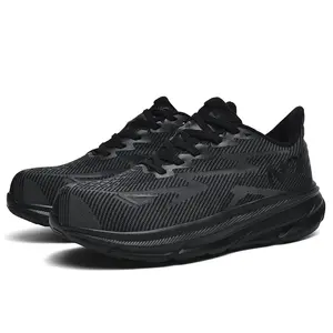 Men’s safety work shoes, outdoor running shoes, soft?soled new athletic sneakers with breathable mesh upper, couple’s running shoes, hydrogen cushioning, shock absorption, anti?puncture outdoorfun