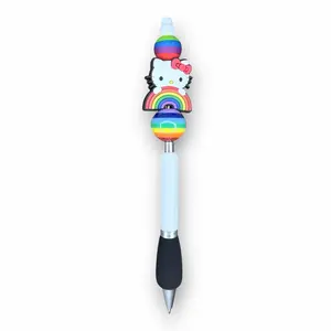 Kitty Rainbow—Refillable Cushion Pen