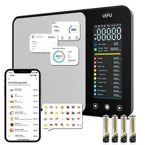 【New Arrivel】Smart Food Kitchen Scale with 4.54" VA Color Display, Bluetooth 5.4, Offline Calorie Tracker & 1.3M+ Food Database for Keto, Weight Loss & Meal Prep，Premium Stainless Steel