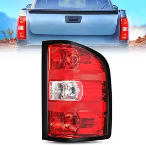 Nilight Passenger Side Taillight Assembly for 2007 2008 2009 2010 2011 2012 2013 2013 2014 Chevy Silverado 1500 2500HD 3500HD 2007-2013 GMC Sierra 3500HD Rear Lamp w/Bulbs and Harness brake