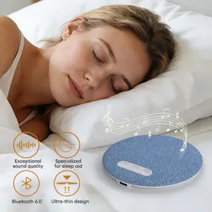 HYUNDAI S1 Ultra-Thin Bluetooth Pillow Speaker with Bluetooth 6.0, 3D White Noise, Soft Immersive Sound Field, Pillow CD Player for Bedtime Music & Audiobooks, Headphone-Free Sleep Speaker, Compatible with Android & iOS