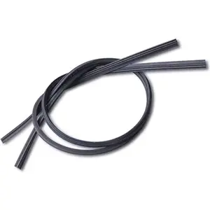 Yahpetes Car Wiper Blade  Pcs Windshield Wiper Rubber Strip " Car Vehicle Insert Rubber Strip Wiper Blade Natural Boneless Wiper For Car Bus Black (")