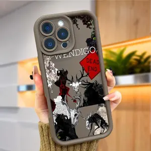 Wendigo Horror Case for iPhone 17 Air 16 Pro Max 15 Plus 14 13 12 11 XS X Shockproof Soft Silicone Bumper Cover Christmas Protection