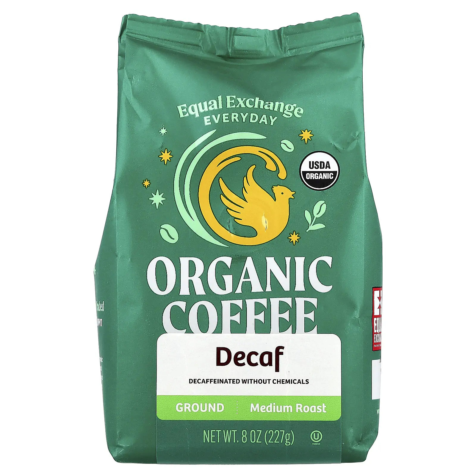 Equal Exchange Organic Coffee, Ground, Medium Roast, Decaf , 8 oz (227 g) Equal Exchange Organic Coffee, Ground, Medium Roast, Decaf , 8 oz (227 g)