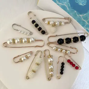 12pcs Luxurious Faux Embellished Waist Cincher Pins - Secure and Adjustable Clothing Fasteners for Women's Cardigans, Sweaters, and Dresses