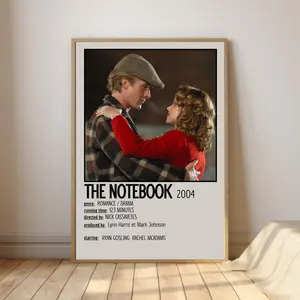 The Notebook 2004 Movie Poster No Frame Wall Art Decor Room Decor Film Poster Collectibles Birthday Gifts