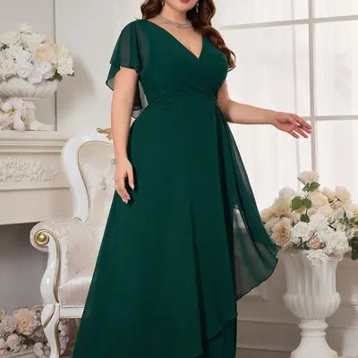 Plus Size Forest Green Bridesmaids Dresses - TikTok Shop Plus Size Forest Green Bridesmaids Dresses - TikTok Shop