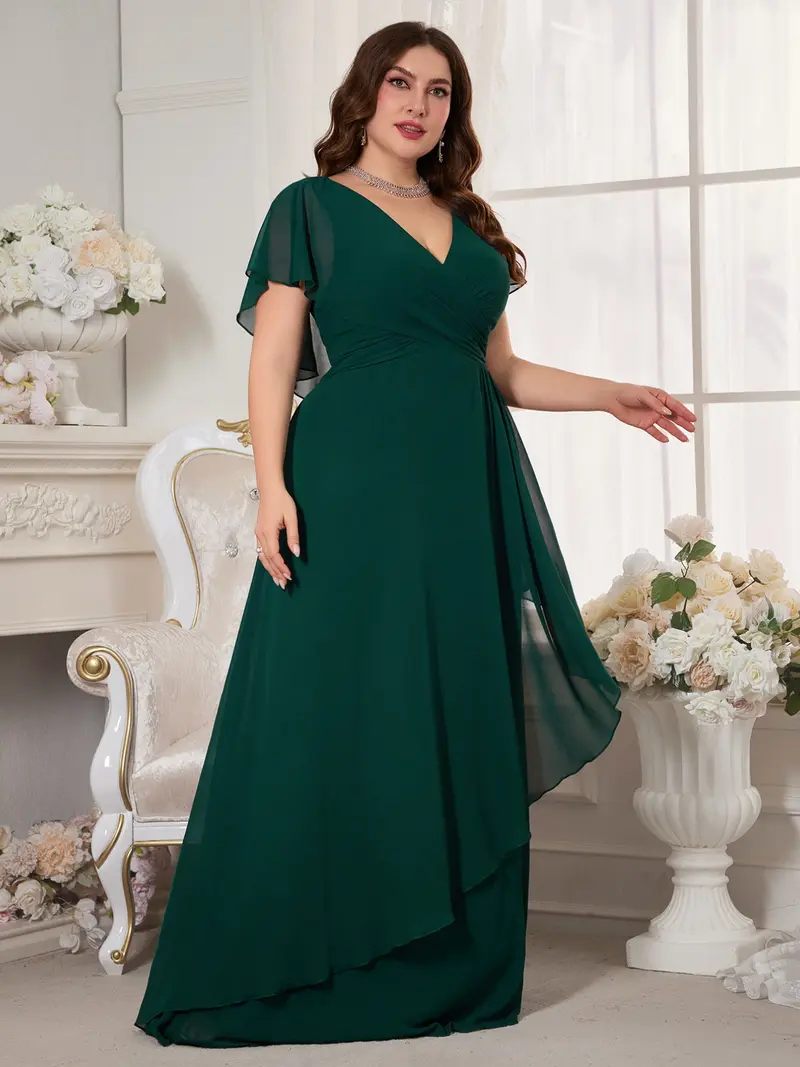 stupid bridesmaid dresses Sheath Spaghetti Straps V-neck Long Simple Bridesmaid Dresses, BD0621 main image 0