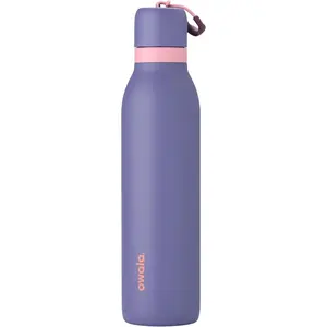 Owala FreeSip Twist 24 oz Stainless Steel Insulated Water Bottle with Straw – BPA-Free Sports & Travel Bottle, Blue Blue Jay