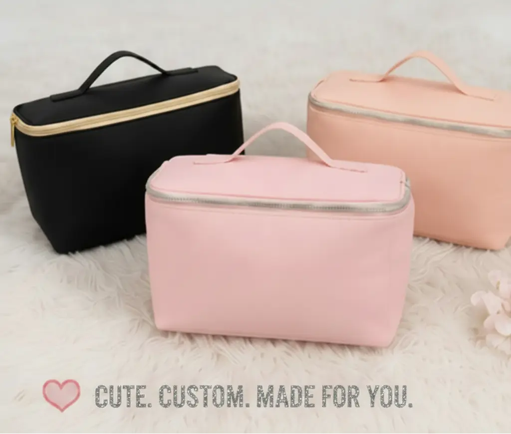 Personalized Makeup Bag | Custom Cosmetic Bag with Name or Design