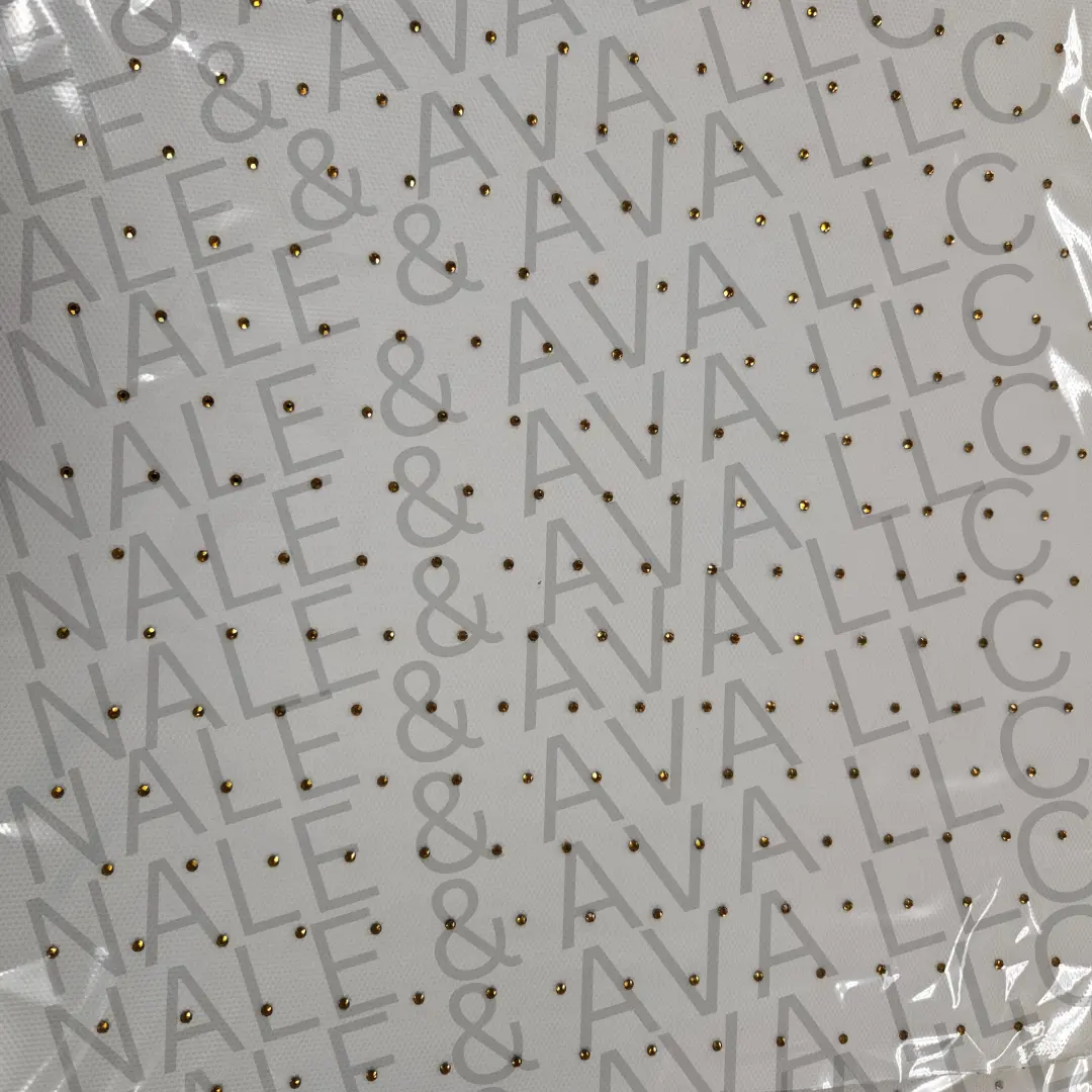Gold Rhinestone Scatter Transfer