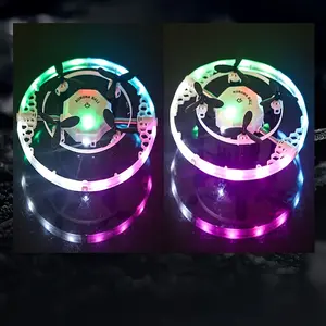 With 2 Batteries Drone, 360 Aurora Ball Stunt Rotation, Cool Lighting, 2.4G Quadcopter, Suspended Fixed Altitude Flight, Stunt Flight, Remote Control Aircraft, Gift Toys