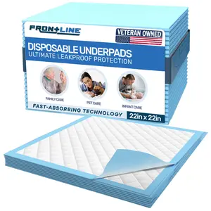 22'' x 22'' Fast-Absorbing technology (80 Count) Disposable Underpads Chucks Pads for  medium pets, puppies, and toddlers | Protection Pads for Bed, Sofa, and Chair