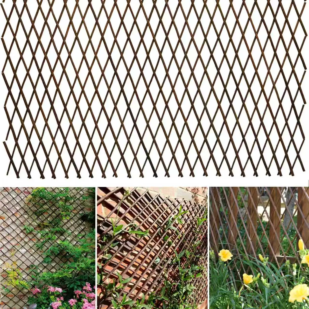 【SummerVibes】Expandable Fence Privacy Screen for Balcony Patio Outdoor,Decorative Faux Ivy Fencing Panel,Artificial