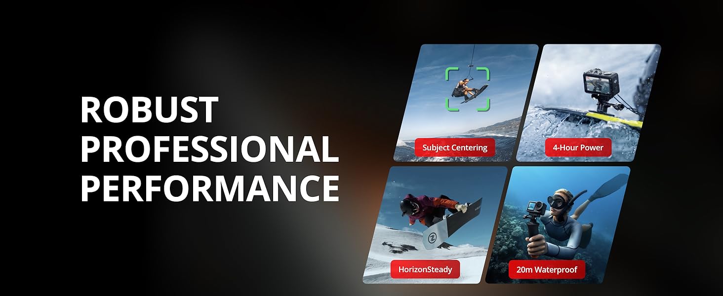 DJI Osmo Action 5 Pro Adventure Combo, 4K with 1/1.3" Sensor, 12h Extended Battery Life with 3 Batteries, Stabilization, Dual OLED Touchscreens, Mini Action Camera for Travel, Vlog DJI Osmo Action 5 Pro Adventure Combo, 4K with 1/1.3" Sensor, 12h Extended Battery Life with 3 Batteries, Stabilization, Dual OLED Touchscreens, Mini Action Camera for Travel, Vlog