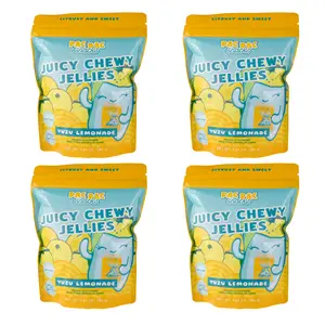 Yuzu Lemonade Juicy Chewy Konjac Jellies - 4 Pack