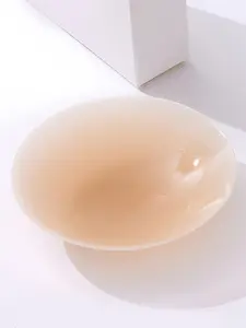 Invisible Push-Up Bra Nipple Covers for Women, Breathable Silicone Adhesive Smooth Breast Pasties, Lightweight & Comfortable, All Seasons Use, Fit