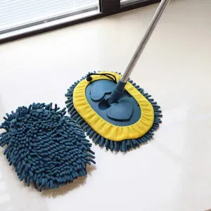 Flat Mop Kit, Includes 2 Mop Pads, Home Floor & Car Cleaning