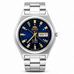 Classic Three Star Orient Automatic Mechanical Watch For Men Stainless Steel Bracelet Sapphire Crystal Dual Calendar Waterproof Business Mens Wrist Watch Multiple Dial Color