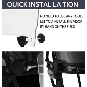 Football Visor & Face Shield for Adult & Youth Football Helmets, Football Face Shield