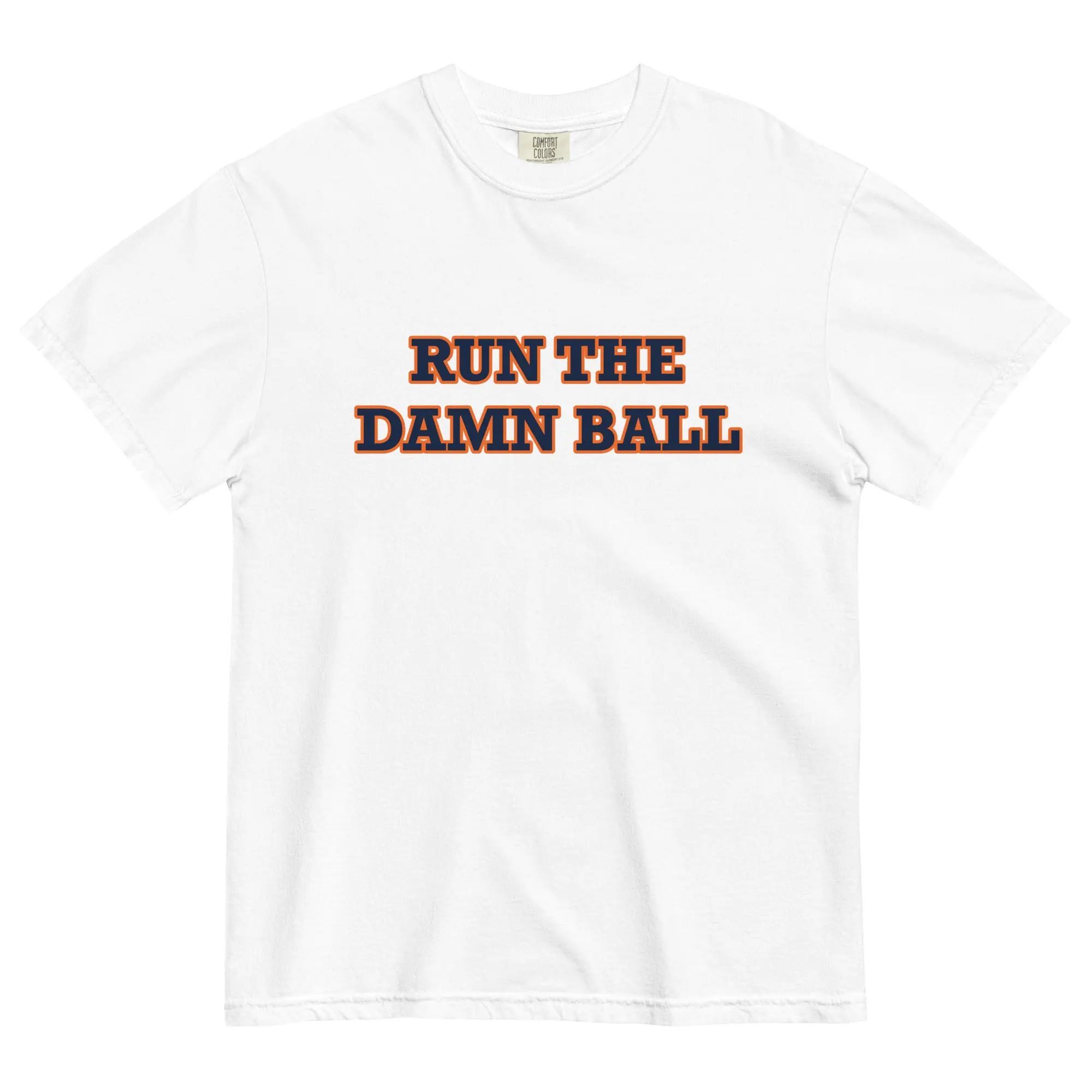 Run The Damn Ball Orange T-Shirt