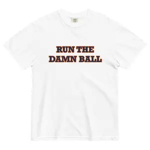 Run The Damn Ball Orange T-Shirt