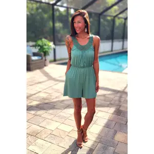 Celeste Crochet Romper