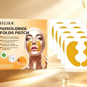 EELHOE Nasolabial Folds Patch, Fade Fine Lines Law Lines Lifting And Tightening Facial Skin Moisturizing And Hydrating Smoother Jojoba