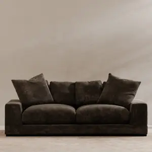 Moe's Home Collection Plunge Charcoal Sofa
