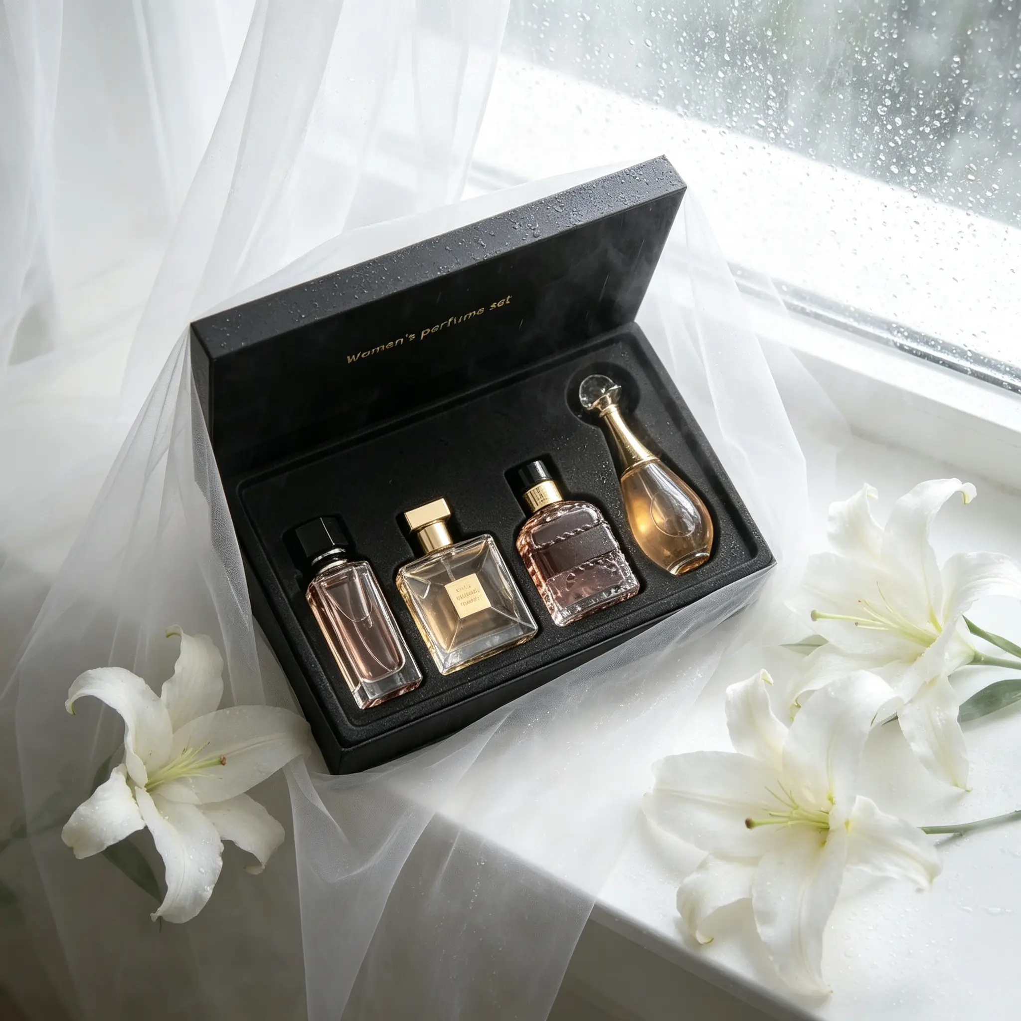 Romantic Lily Fragrance Perfume - Blends Post-Rain Clear Sky Freshness, Ideal for Gifting and Date Use (Beauty & Personal Care Fragrance)