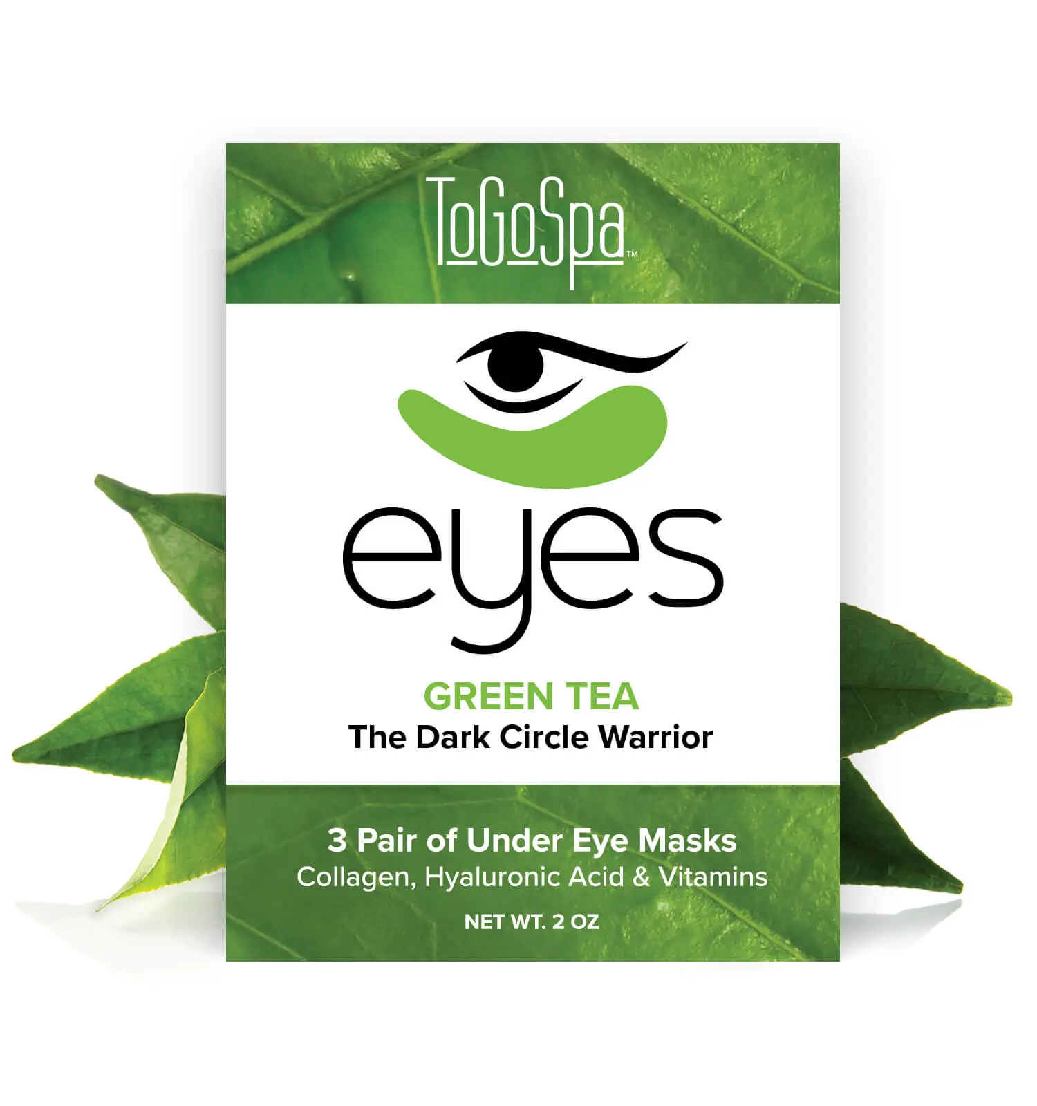 Green Tea EYES - Under Eye Cooling & Brightening Collagen Gel Masks