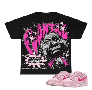 Triple Pink Dunk Low Match Shirt Never Quit Graphic T-Shirt Perfect Everyday Tee