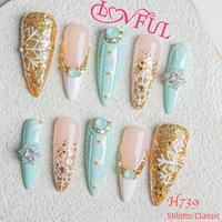 H739 Gilded Snowfall